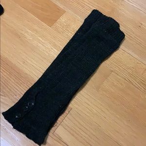 Charcoal leg warmers